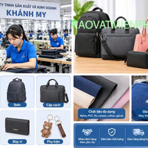 Cơ sở chuyên sản xuất túi xách, balo, cặp xách và vali theo yêu cầu