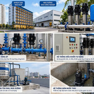 Nhận lắp đặt hệ thống bơm tăng áp, cấp nước cho nhà xưởng, tòa nhà